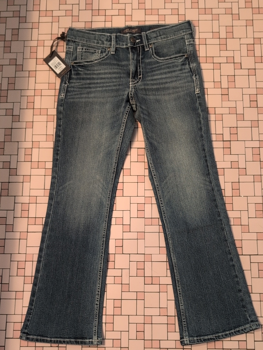 Boys Bootcut Jeans in Blue